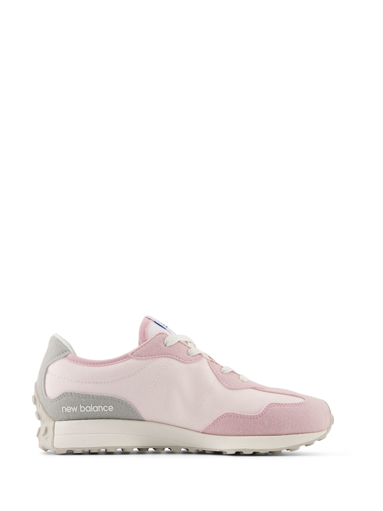 New Balance Pink Girls 327 Trainers - Image 3 of 8