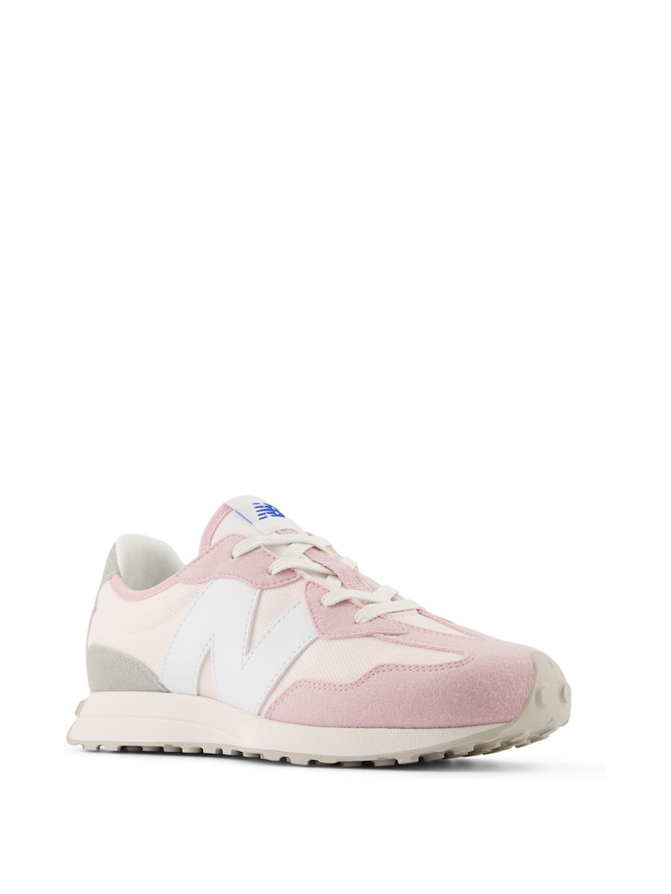 New Balance Pink Girls 327 Trainers - Image 5 of 8