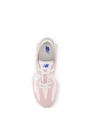 New Balance Pink Girls 327 Trainers - Image 8 of 8