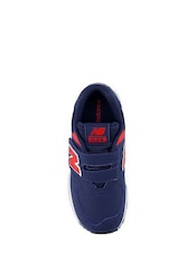 New Balance Blue Dark Boys Hook and Loop 574 Trainers - Image 6 of 6