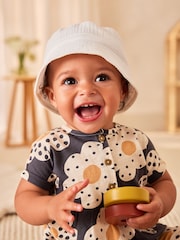 White Bucket Baby Hat - Image 1 of 4