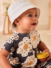 White Bucket Baby Hat - Image 2 of 4