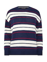PixieGirl Petite Blue Stripe Knitted Jumper - Image 5 of 6