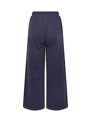 PixieGirl Petite Blue Etienne Slogan Wide Leg Joggers - Image 6 of 6