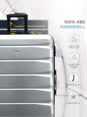 Set Of 2 Large Check-In & Small Carry-On Hardcase Travel Suitcase - Image 3 of 5
