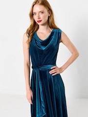 Joe Browns Make A Statement Cowl Neck Velour Dress - Bild 6 von 7