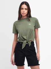 Barbour® International Soules Tie Front T-Shirt - Image 1 of 5
