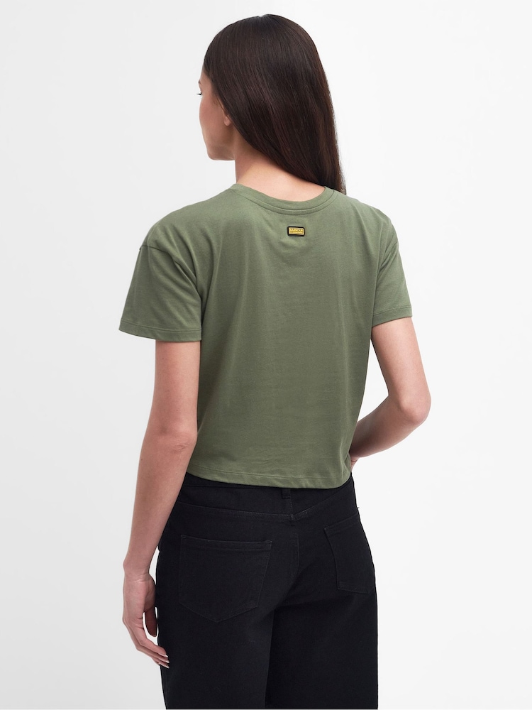 Barbour® International Soules Tie Front T-Shirt - Image 2 of 5 Barbour® International Soules Tie Front T-Shirt - Image 2 of 5