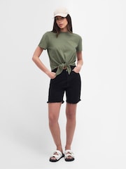 Barbour® International Soules Tie Front T-Shirt - Image 3 of 5
