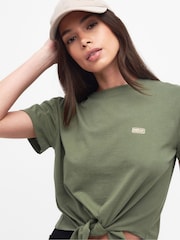 Barbour® International Soules Tie Front T-Shirt - Image 4 of 5