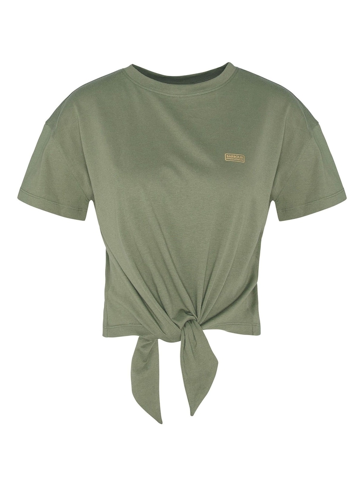 Barbour® International Soules Tie Front T-Shirt - Image 5 of 5 Barbour® International Soules Tie Front T-Shirt - Image 5 of 5