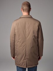 Dark Stone Shower Resistant Wadded Long Jacket - Image 3 of 11
