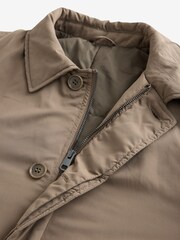 Dark Stone Shower Resistant Wadded Long Jacket - Image 9 of 11