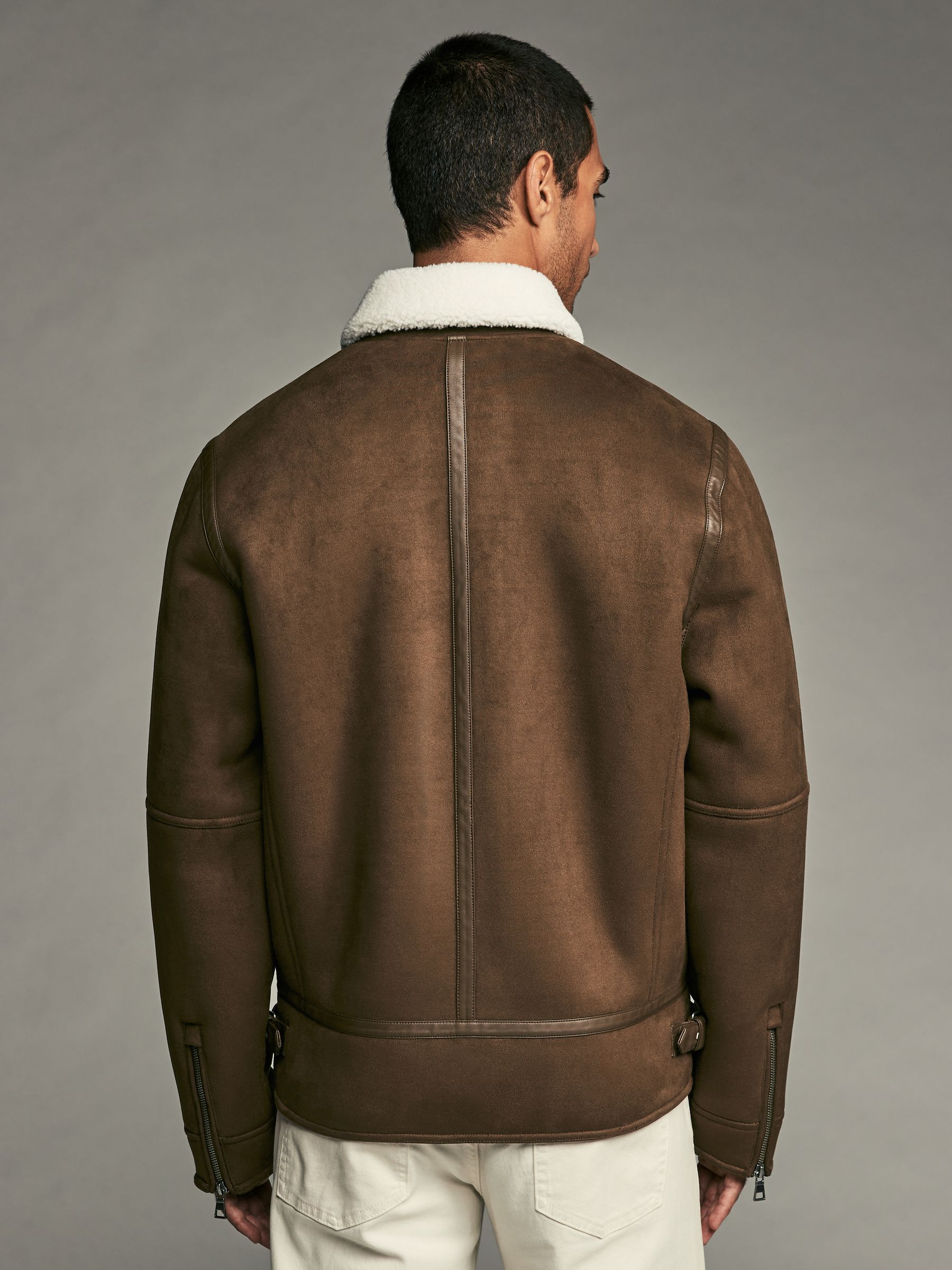 Next shearling jacket on sale