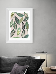 East End Prints Green Muted Collage Foliage Leaves by Katy Welsh - Image 1 of 3