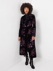 Joe Browns Boutique Printed Velvet Coat - Image 2 of 7