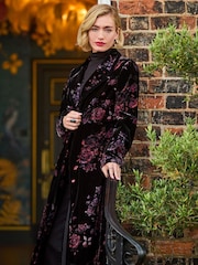 Joe Browns Boutique Printed Velvet Coat - Image 6 of 7