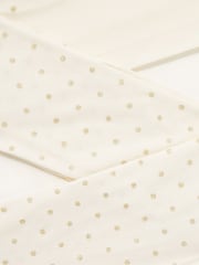 Monsoon Cream Glitter Spot Tights - Image 3 of 3