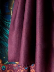 Joe Browns Blue Luxury Peacock Scarf - Image 3 of 3