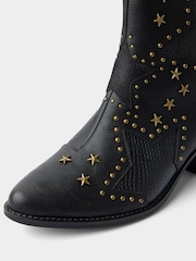 Joe Browns Black Stars In The Night Studded Ankle Boots - Image 6 of 6