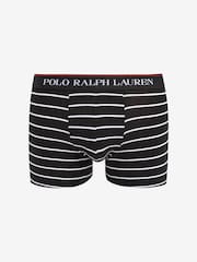 Черный/белый - Polo Ralph Lauren Stretch Cotton Boxers 3 Pack - Image 10 of 10