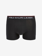Черный/белый - Polo Ralph Lauren Stretch Cotton Boxers 3 Pack - Image 9 of 10