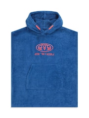 Animal Blue Kids Organic Towelling Poncho - Image 1 of 4