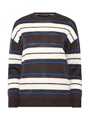 PixieGirl Petite Brown Stripe knitted Jumper - Image 5 of 6