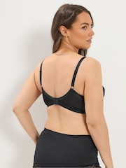 Қара - Yours Curve Lace төсемсіз, сымсыз толық кесе бюстгальтері - 4суретінің 3 суреті