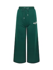 PixieGirl Petite Green Etienne Slogan Wide Leg Joggers - Image 5 of 6