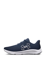 Under Armour Cyan Blue Charged Pursuit 3 Trainers - Image 3 of 8