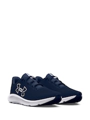 Under Armour Cyan Blue Charged Pursuit 3 Trainers - Image 6 of 8