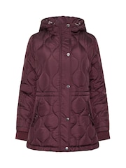 M&Co Purple Petite Quilted Jacket - Image 5 of 6