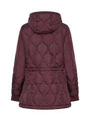 M&Co Purple Petite Quilted Jacket - Image 6 of 6