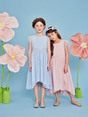 Monsoon Pink Penelope Belt Dress - Image 3 of 4