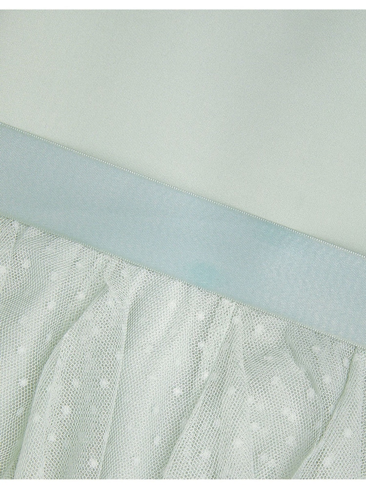 Monsoon Green Baby Millie Ruffle Dress - Image 3 of 3