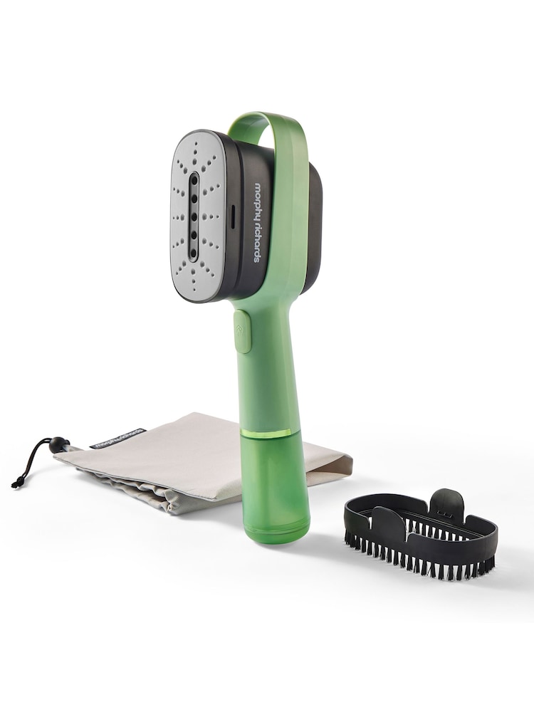 Morphy Richards Green Vibe Travel Garment Steamer - Image 1 of 5 Morphy Richards Green Vibe Travel Garment Steamer - Image 1 of 5