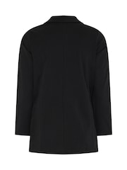 Yours Curve Black Tie Detail Blazer - Image 7 of 7