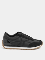 Yours Curve Black Extra Wide Fit Quilted Trainers - Image 2 of 5