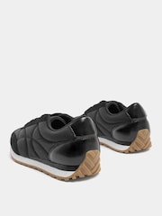 Yours Curve Black Extra Wide Fit Quilted Trainers - Image 3 of 5