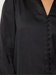 Long Tall Sally Blusa com gola de cetim - Imagem 5 de 7