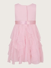 Monsoon Pink Baby Millie Ruffle Dress - Image 2 of 3