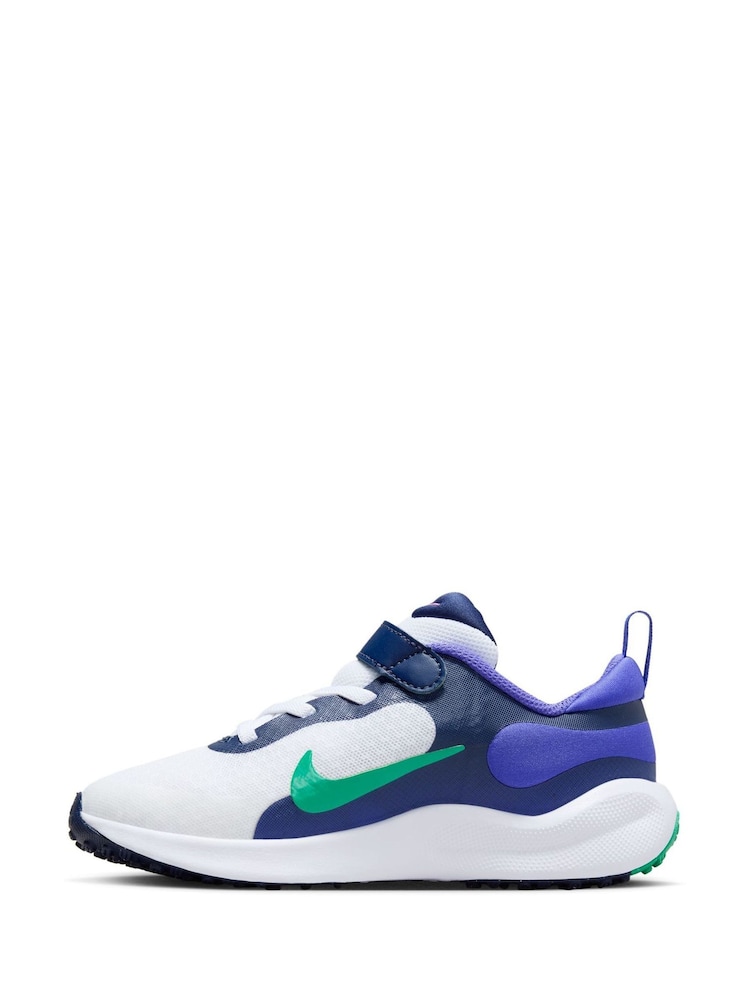 Nike White Junior Revolution 7 Trainers - Image 5 of 11