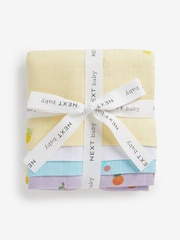 Živo ši s potiskom sadja - dojenček Muslins 100% Cotton Cloths 4 komplet - Slika 2 iz 8