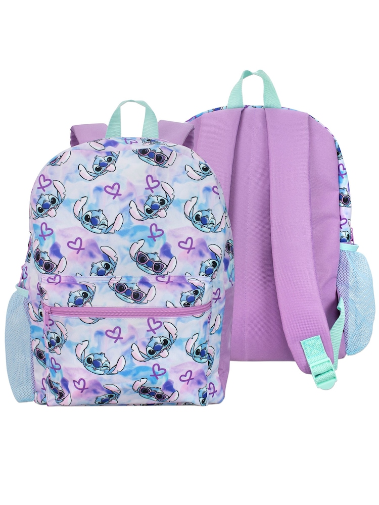 Character Purple Lilo and Stitch 3 Piece Schoolbag Set - Image 2 of 5