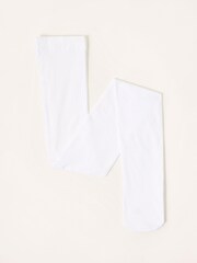 Monsoon White Butterfly Glitter Baroque Tights - Image 2 of 3