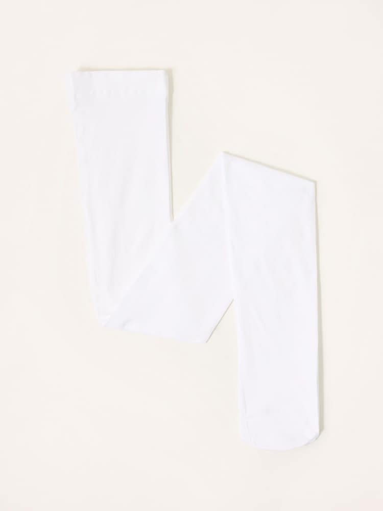 Monsoon White Butterfly Glitter Baroque Tights - Image 2 of 3