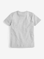 Black/White/Grey Short Sleeve T-Shirts 3 Pack (3-16yrs) - Image 5 of 6