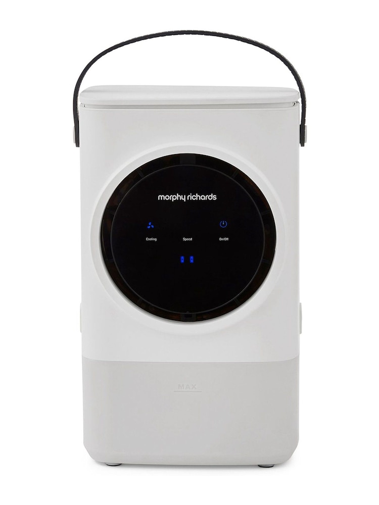 Morphy Richards White FlexiFreeze Rechargeable Travel  Desk Top Mini Air Cooler Fan - Image 1 of 6