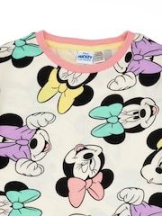 Vanilla Underground Minnie Mouse Girls Licensing Short 100% Cotton Pyjamas - Image 4 of 5